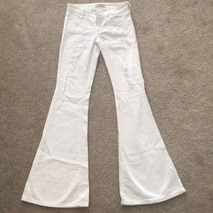 Sold out Guess Disco Flare XS White Jeans